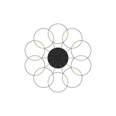 Maestro 33-in Steel Chandelier