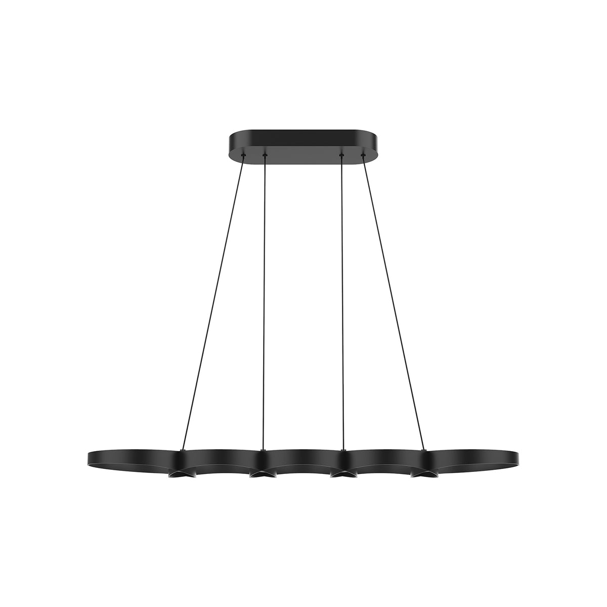 Maestro 38-in Steel Linear Pendant