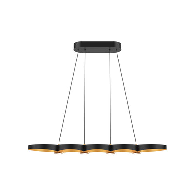 Maestro 38-in Steel Linear Pendant