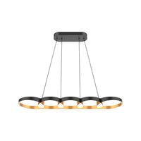 Maestro 38-in Steel Linear Pendant