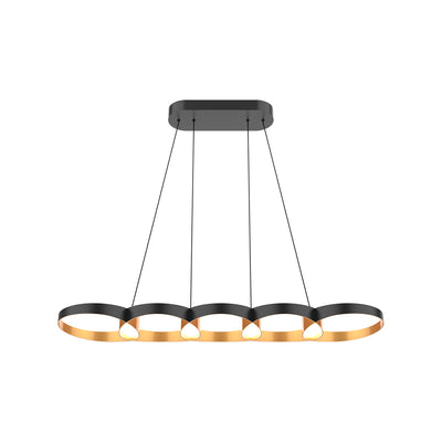 Maestro 38-in Steel Linear Pendant