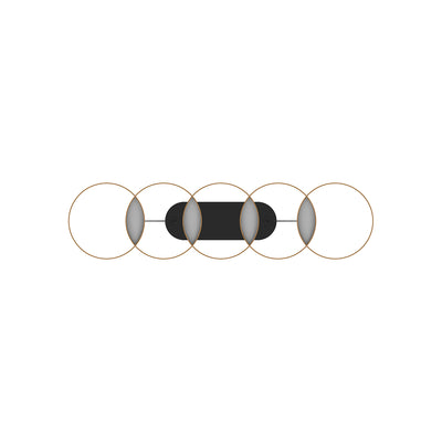 Maestro 38-in Steel Linear Pendant