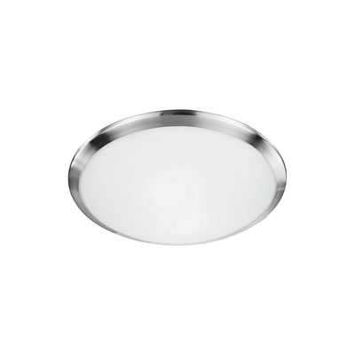Malta 12-in 1 Light Steel Flush Mount