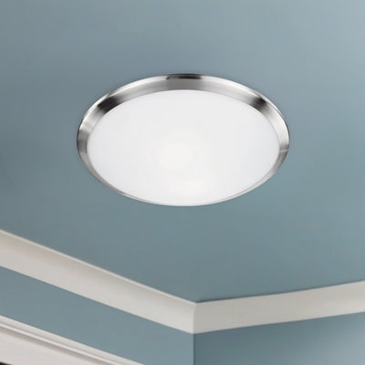 Malta 15-in 2 lights Steel Flush Mount