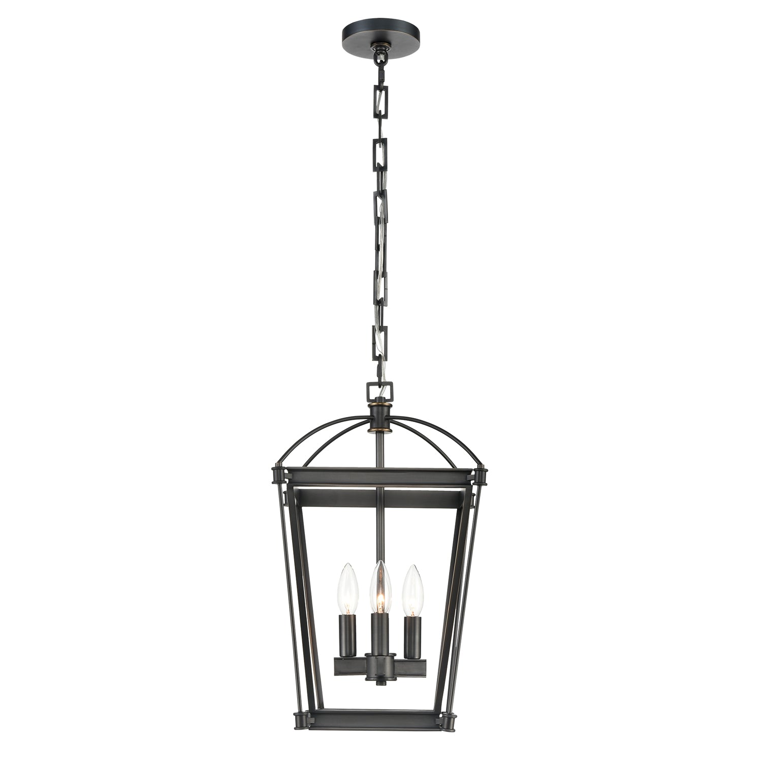 Manor 12-in Steel Pendant