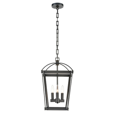 Manor 12-in Steel Pendant