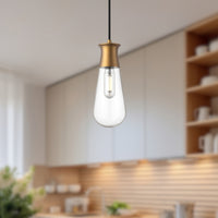 Marcel 4-in Steel Pendant