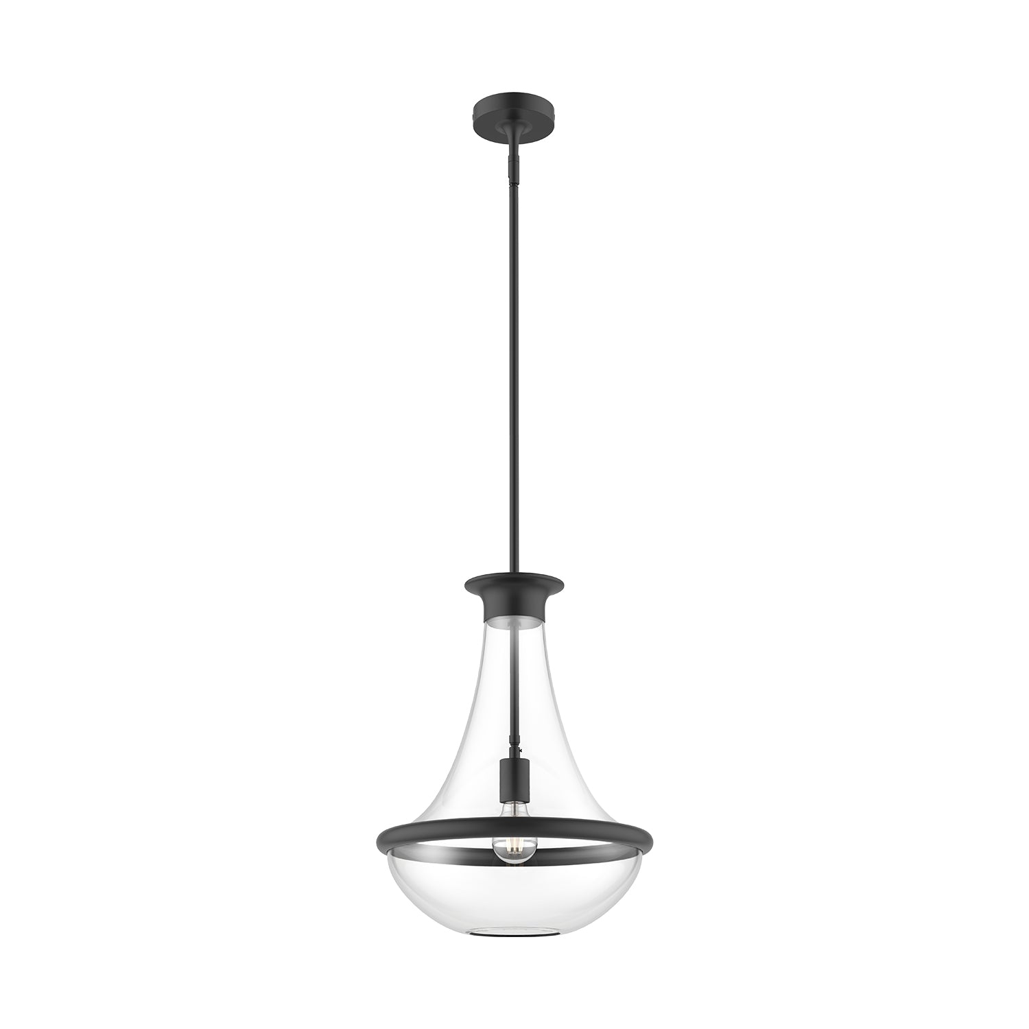 Marcel 10-in Steel Pendant