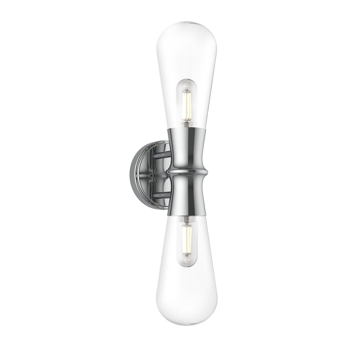 Marcel 5-in 2 Lights Steel Vanity Light