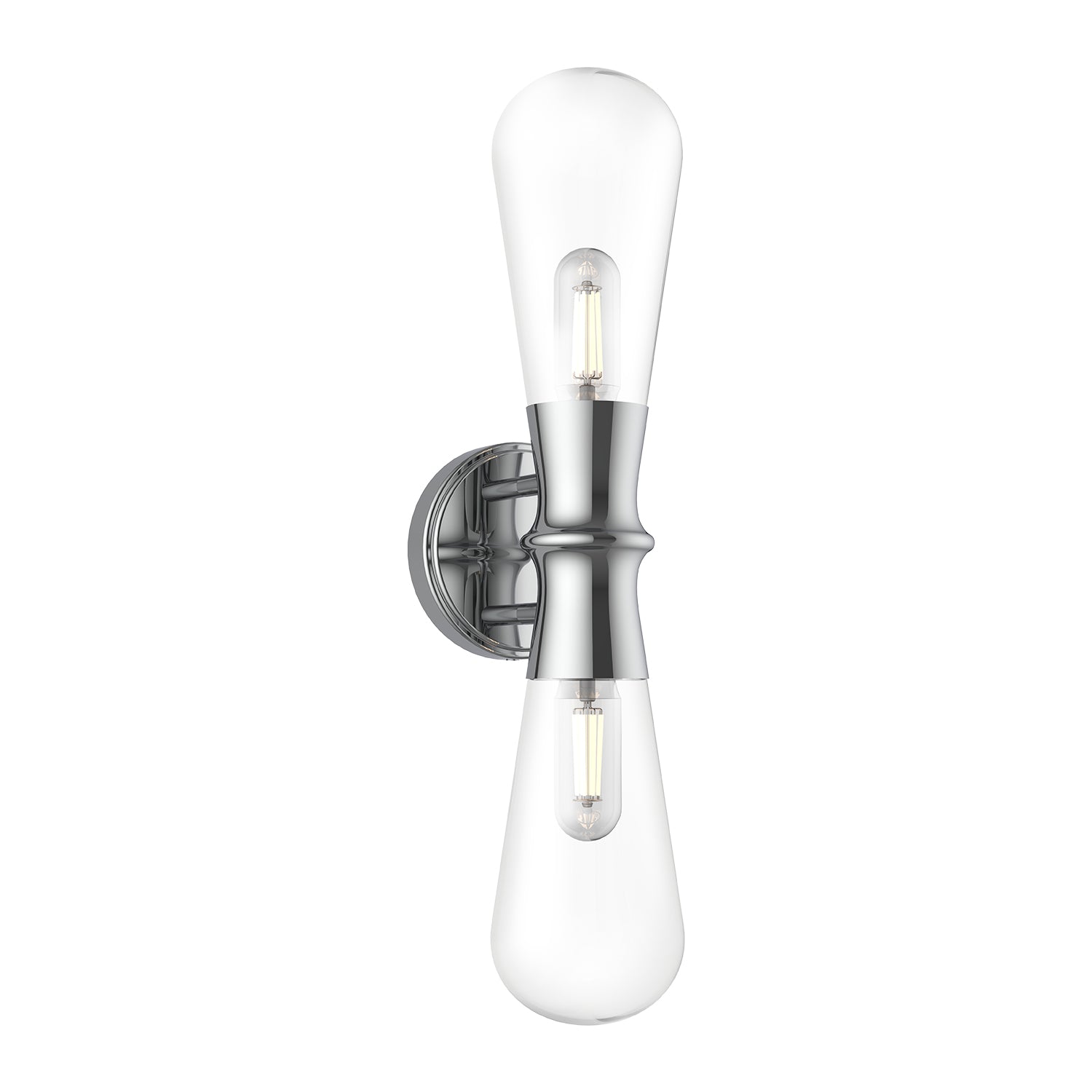 Marcel 5-in 2 Lights Steel Vanity Light