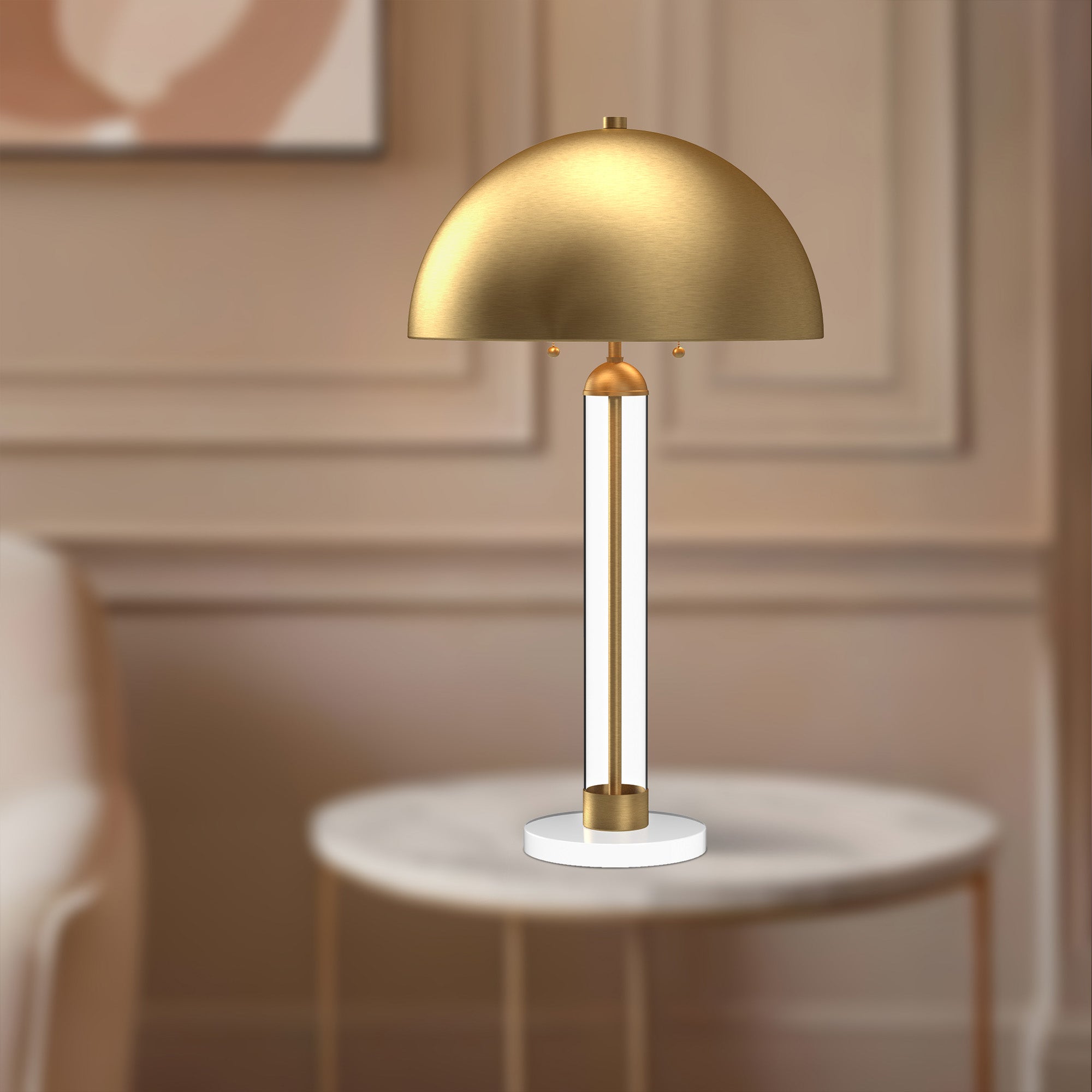 Margaux 18-in Steel Table Lamp