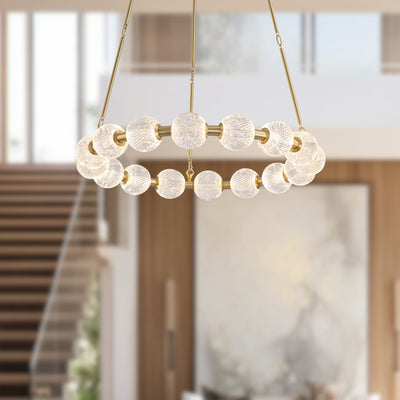 Marni 32-in Aluminum Chandelier