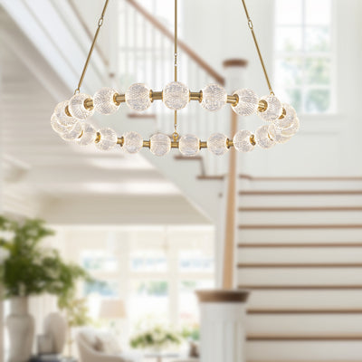 Marni 41-in Aluminum Chandelier