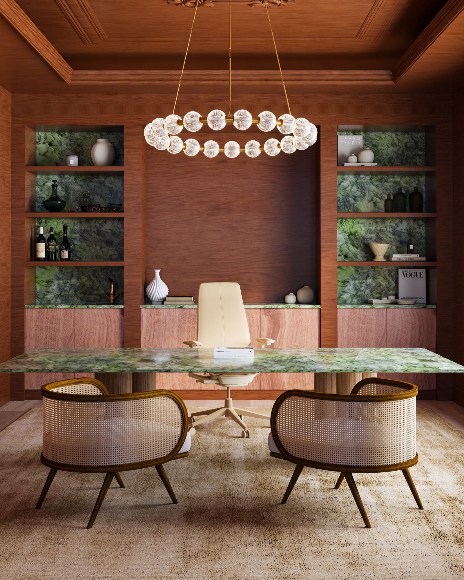 Marni 41-in Aluminum Chandelier