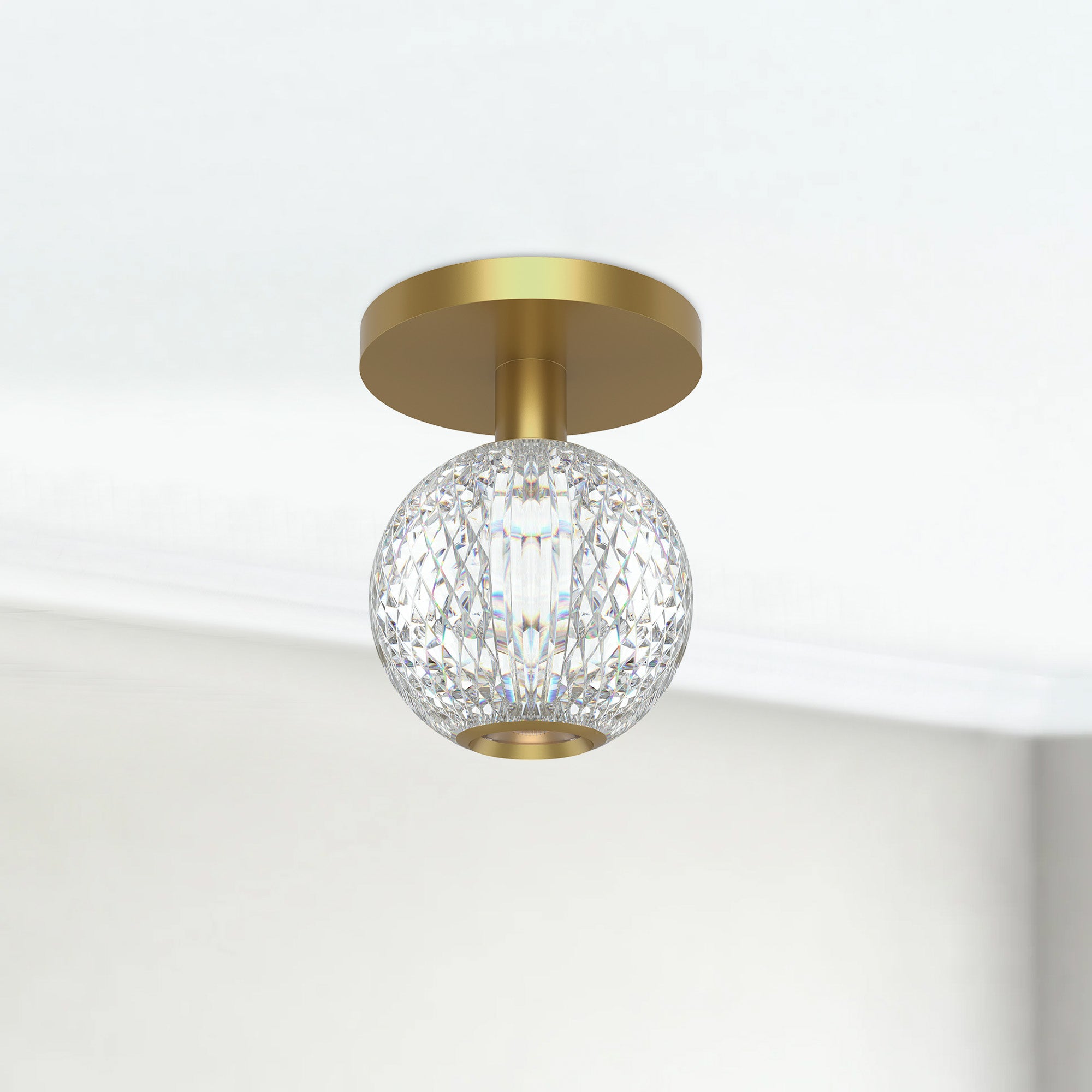 Marni 5-in Aluminum Flush Mount