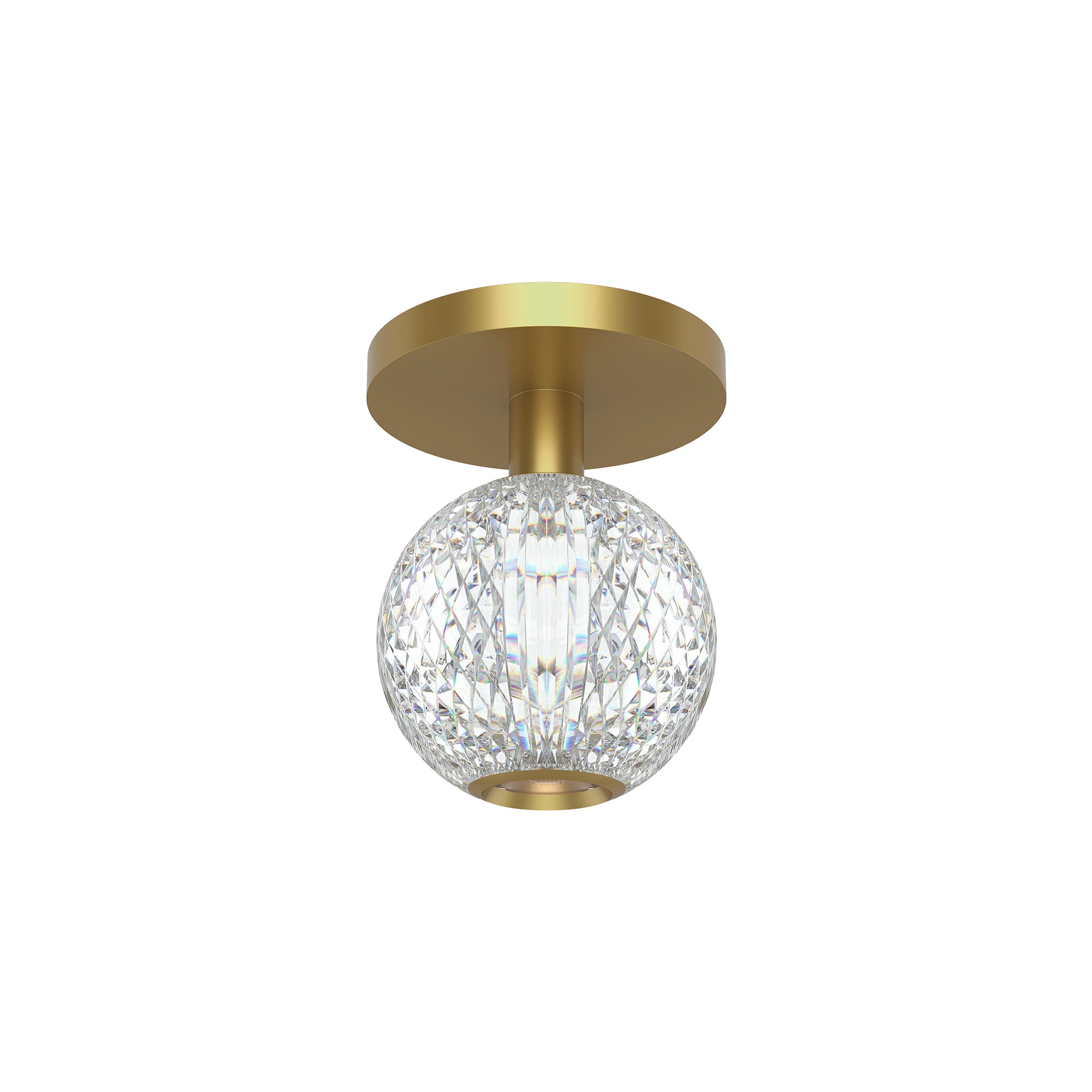 Marni 5-in Aluminum Flush Mount
