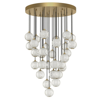 Marni 30 Light Aluminum Multi Pendant