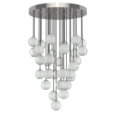 Marni 30 Light Aluminum Multi Pendant