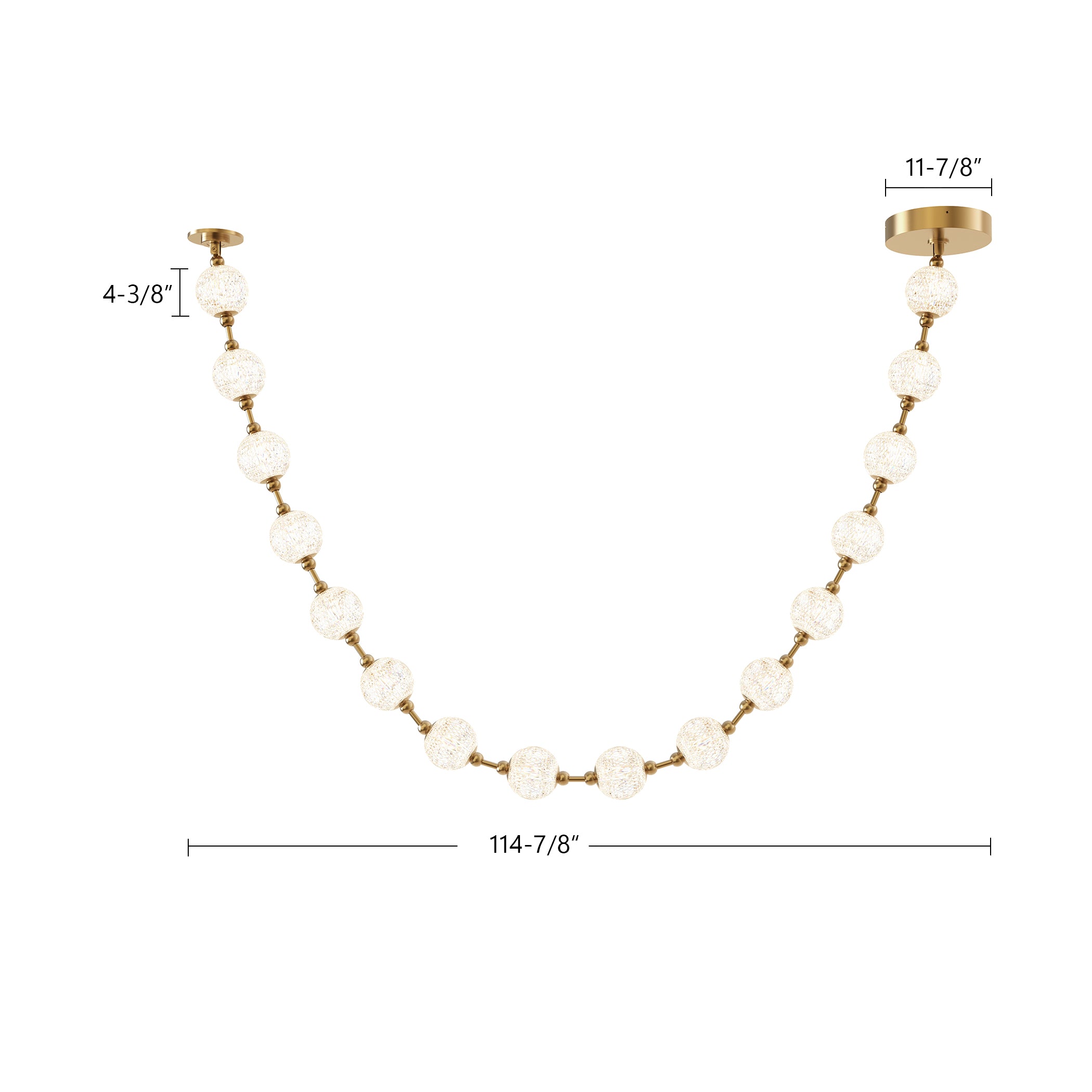 Marni 9.5-ft Aluminum Pendant