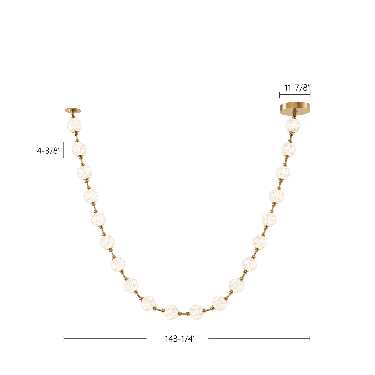 Marni 12-ft Aluminum Pendant