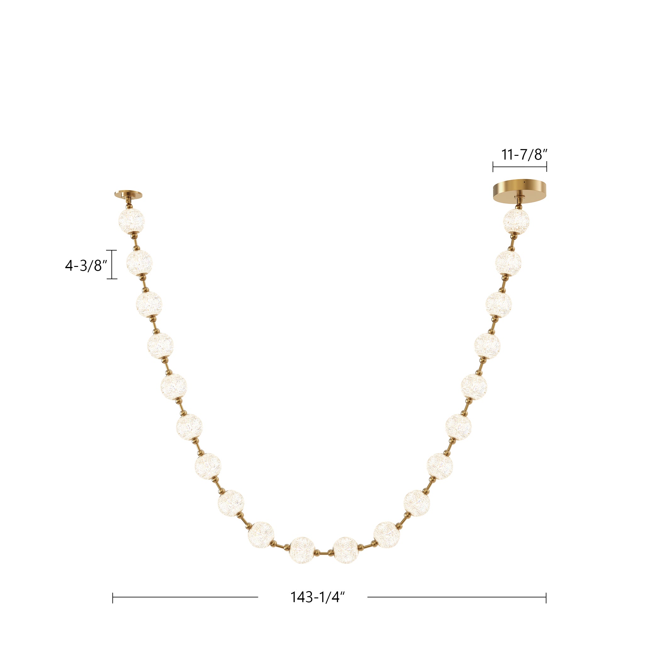 Marni 12-ft Aluminum Pendant