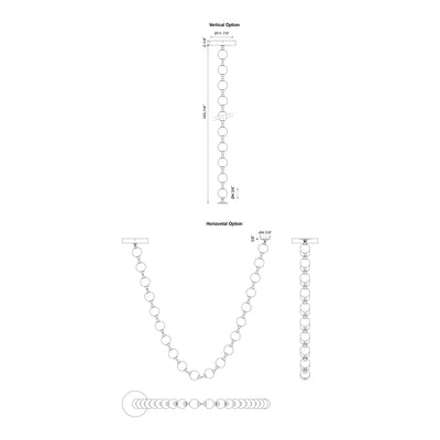Marni 12-ft Aluminum Pendant