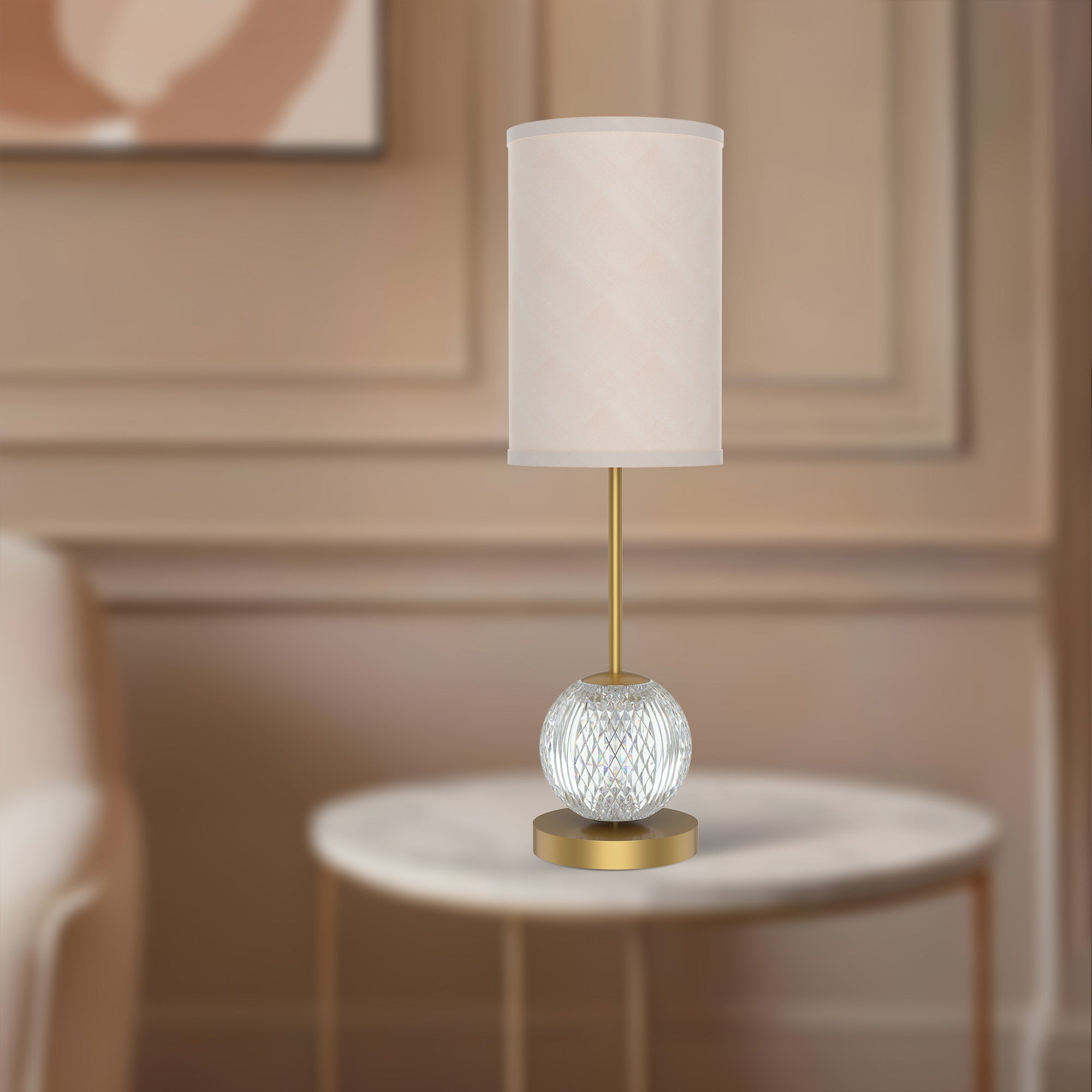 Marni 21-in Aluminum Table Lamp