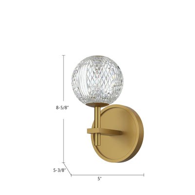 Marni 5-in Aluminum Vanity Light