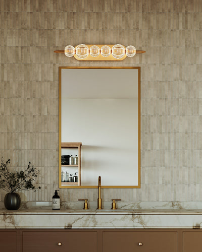 Marni 28-in Aluminum Vanity Light