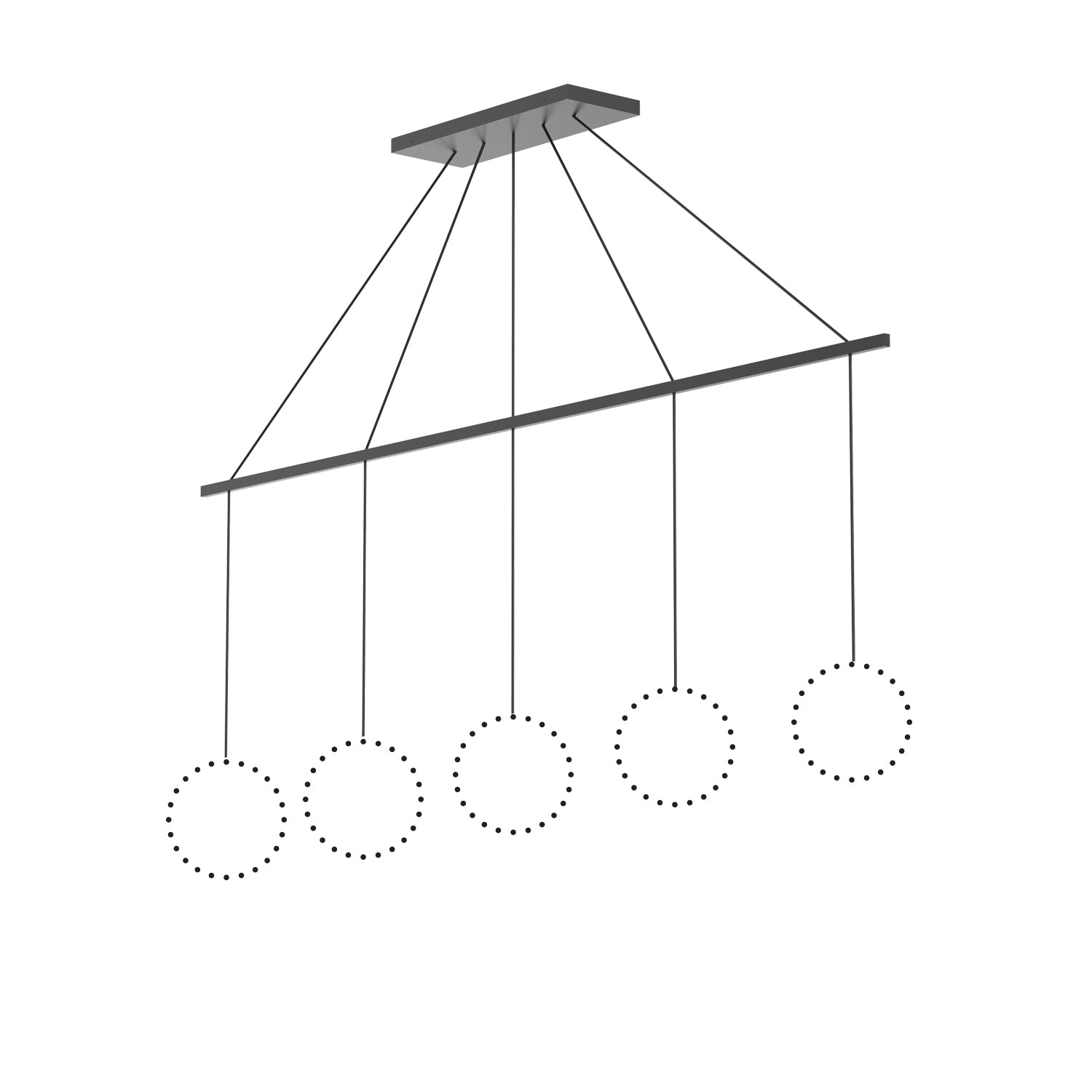 Marquee 86-in Aluminum Linear Pendant Canopy System