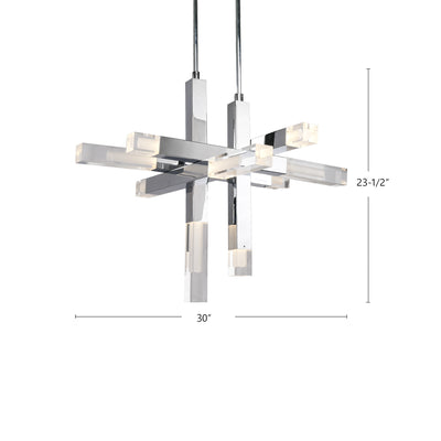 Martelo 30-in Steel Pendant
