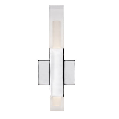 Martelo 18-in Steel Acrylic Wall Sconce