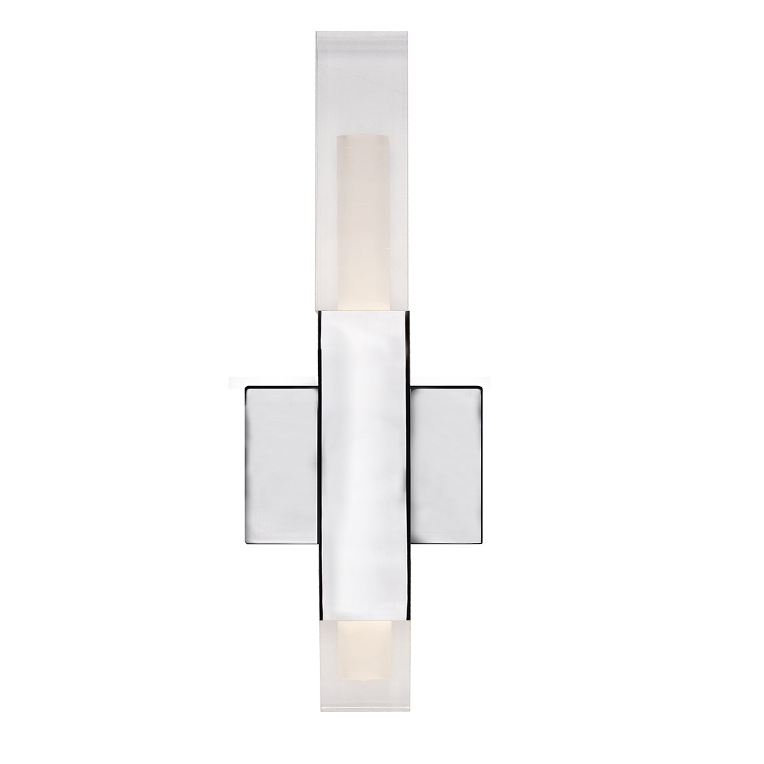 Martelo 18-in Steel Acrylic Wall Sconce
