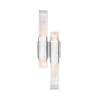 Martelo 22-in Steel Acrylic Wall Sconce