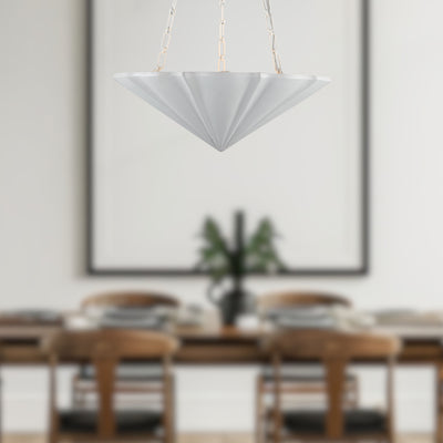 Martine 23-in Polymeric Resin Chandelier
