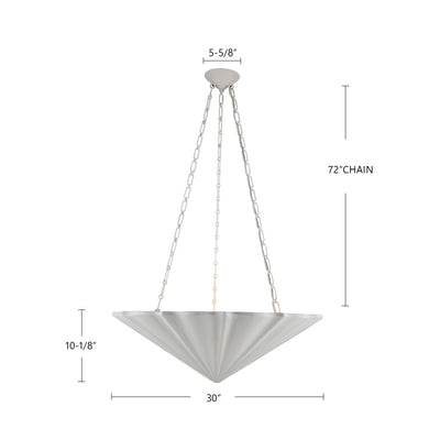 Martine 30-in Polymeric Resin Chandelier