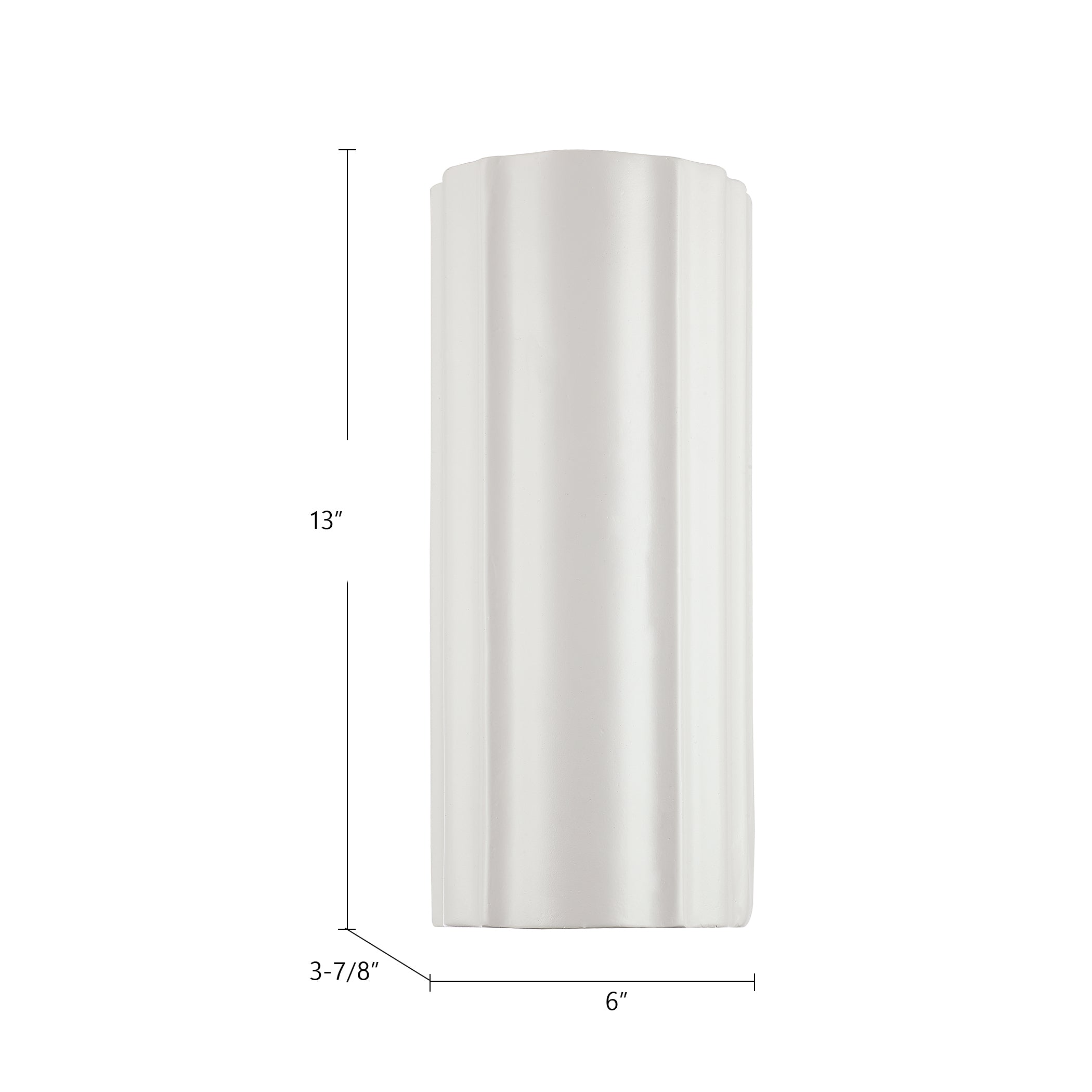 Martine 6-in Polymeric Resin Vanity Light