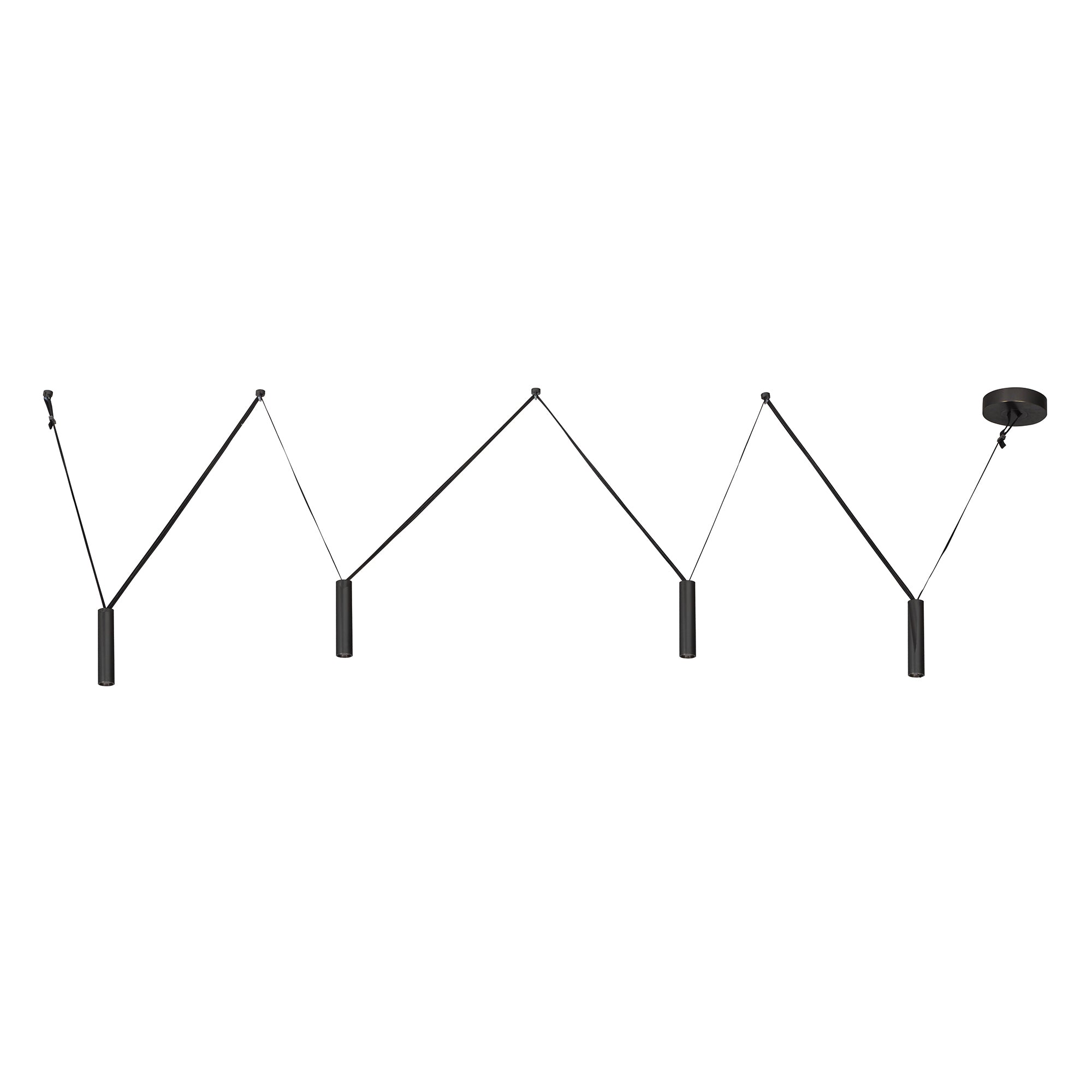 Mason 4 Light Aluminum Linear Pendant