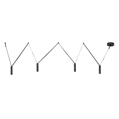 Mason 4 Light Aluminum Linear Pendant