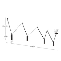 Mason 4 Light Aluminum Linear Pendant