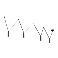 Mason 4 Light Aluminum Linear Pendant