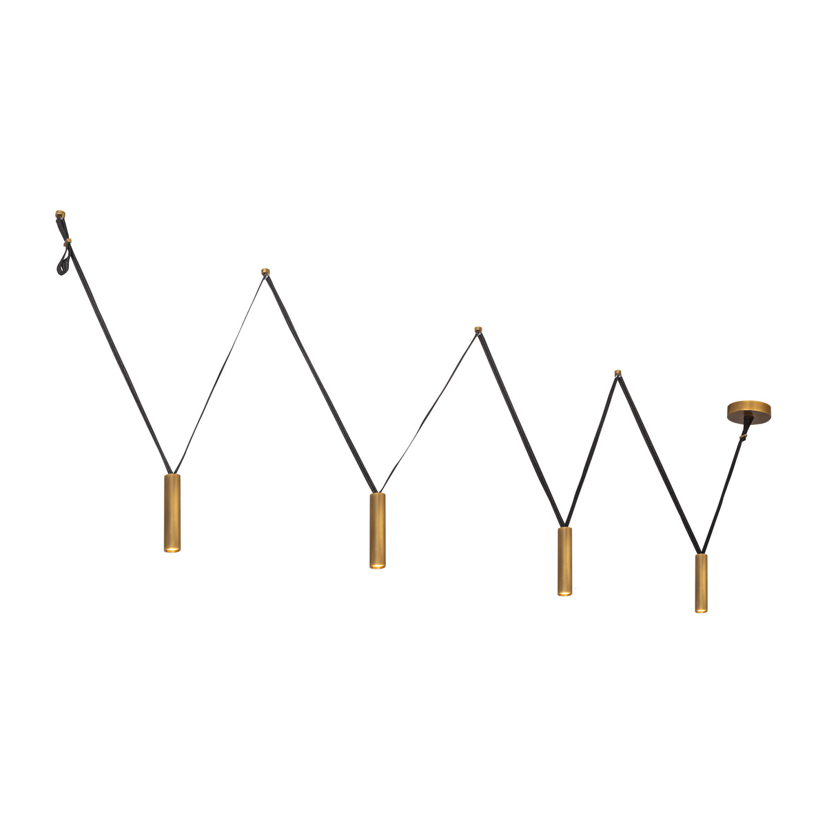Mason 4 Light Aluminum Linear Pendant