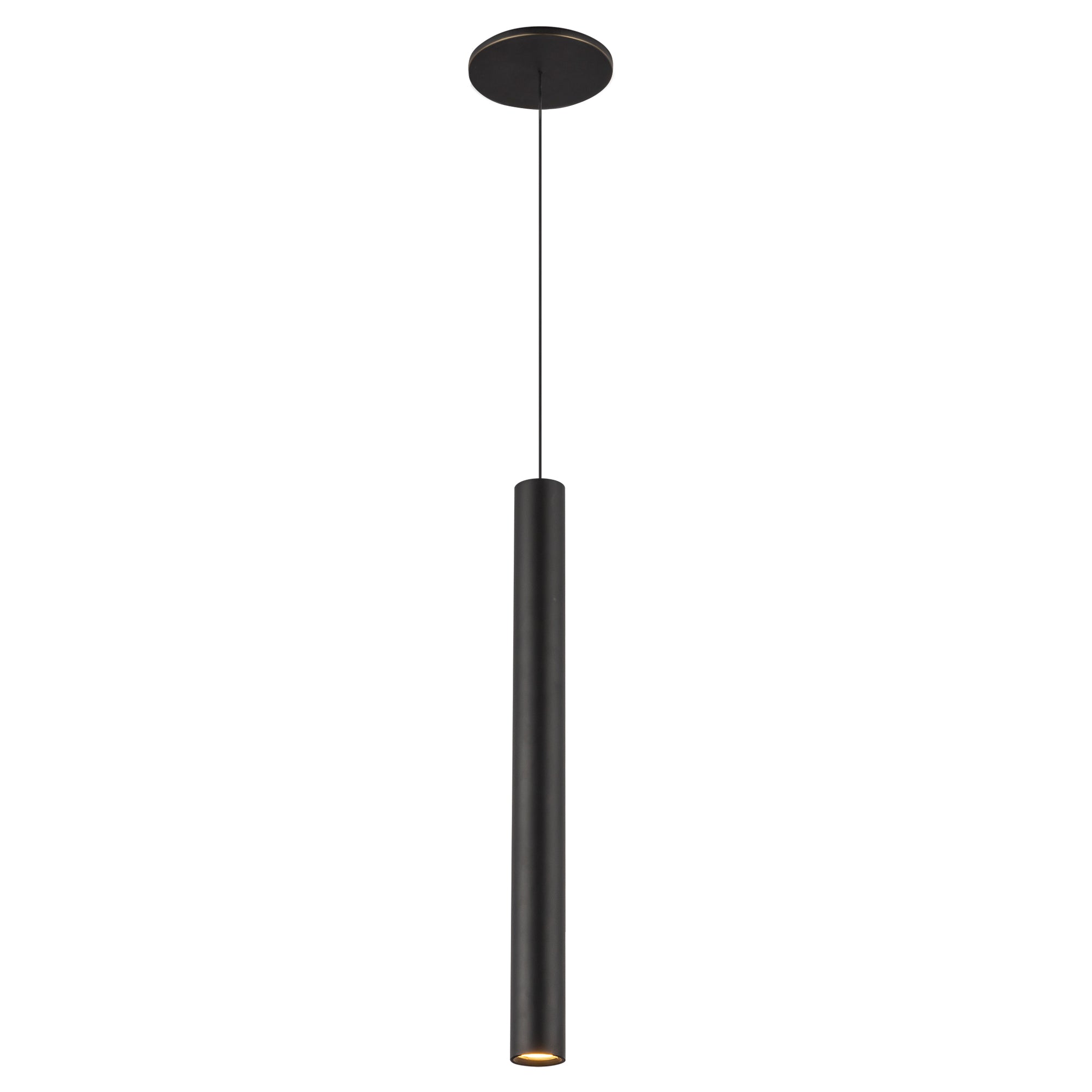 Mason 20-in Baffled Aluminum Cylinder Pendant