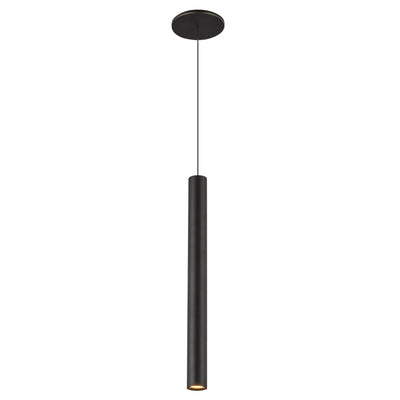 Mason 20-in Baffled Aluminum Cylinder Pendant