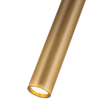 Mason 20-in Baffled Aluminum Cylinder Pendant