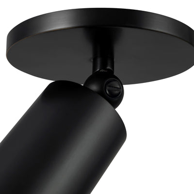 Mason 5-in Aluminum Semi-Flush Mount