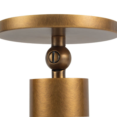 Mason 5-in Aluminum Semi-Flush Mount