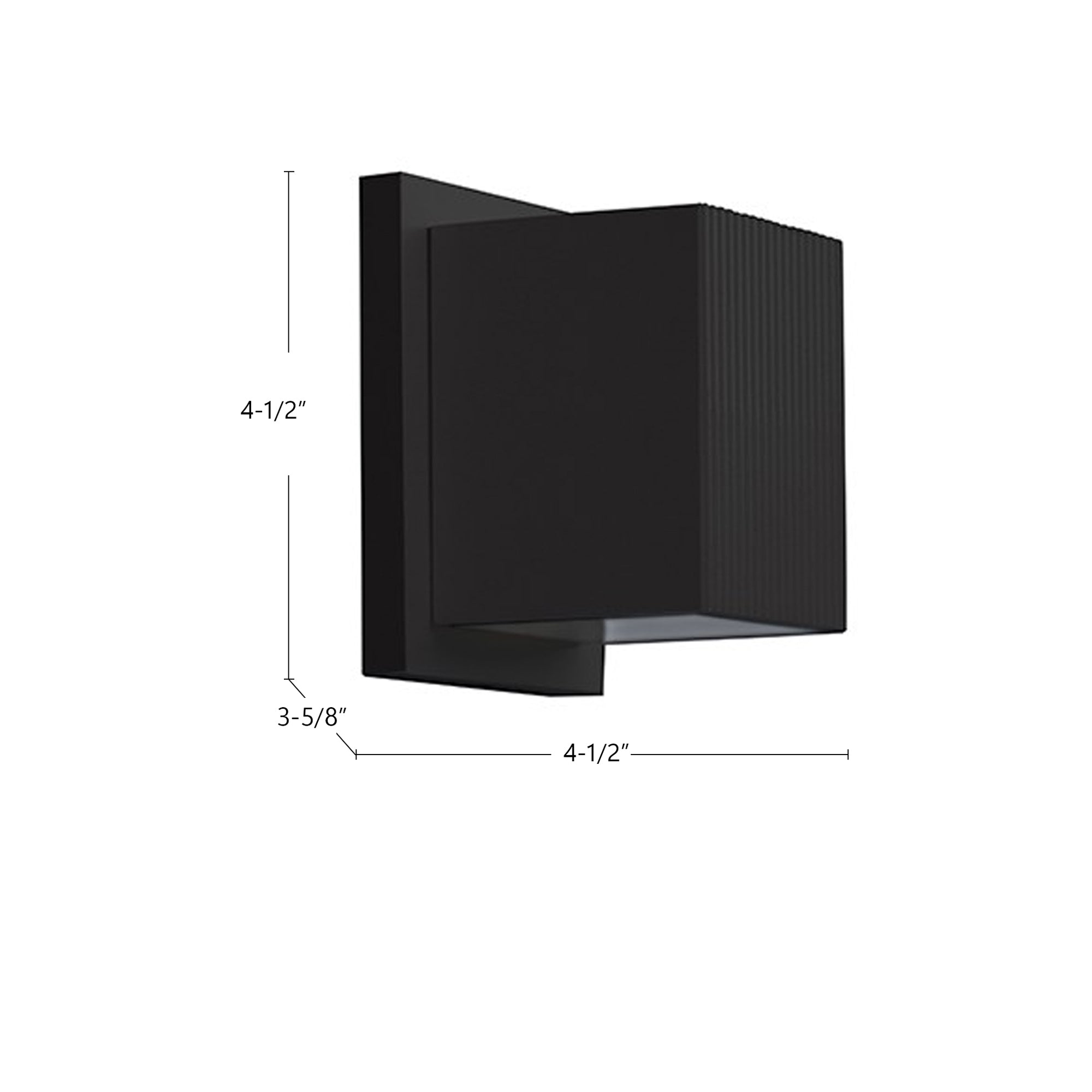 Mavis 5-in Aluminum Outdoor Wall Sconce