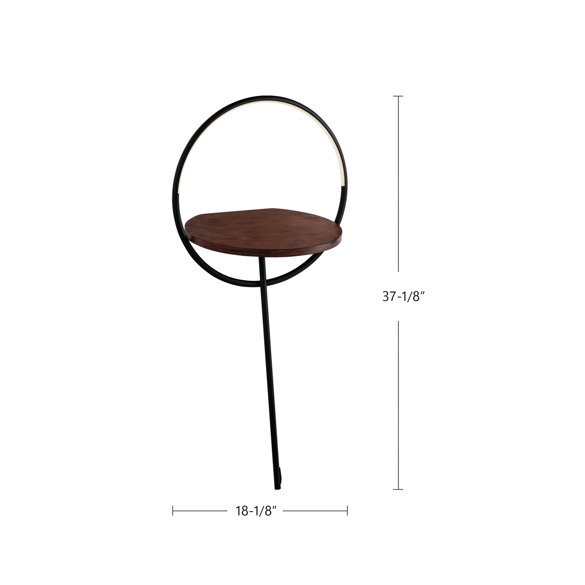 Maya 18-in Steel Floor Lamp