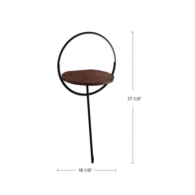 Maya 18-in Steel Floor Lamp